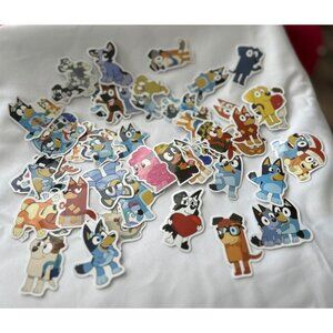 Bluey-Themed Vinyl Stickers (20 Random)